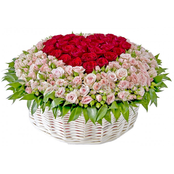 Корзина с цветами 9