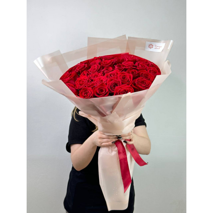 Букет из 35 красных роз Букет из 35 красных роз