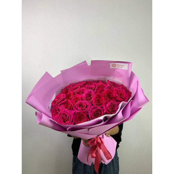 Букет из 35 розовых роз Букет из 35 розовых роз