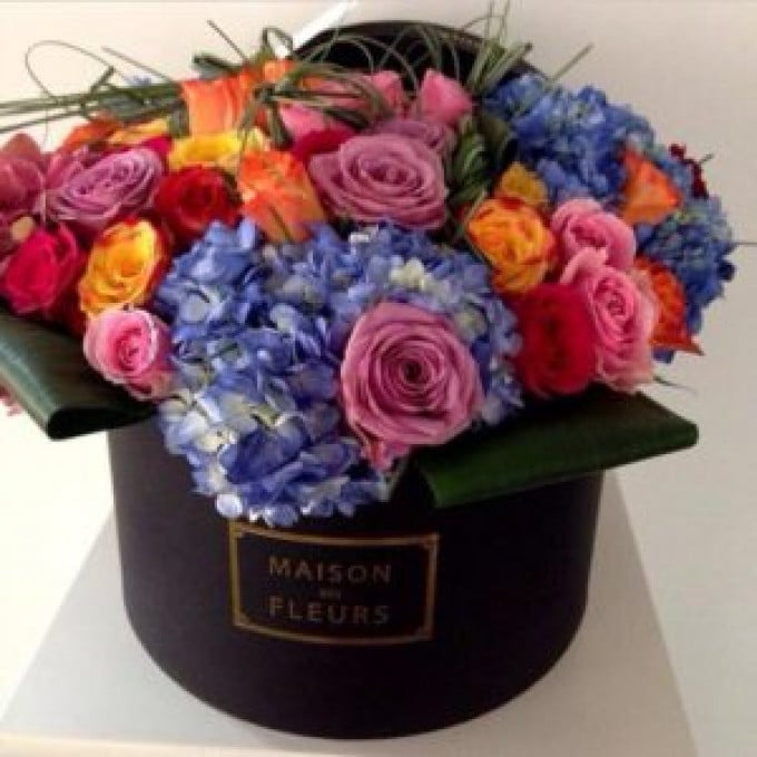 Композиция цветов Милан в коробке Maison Композиция цветов Милан в коробке Maison